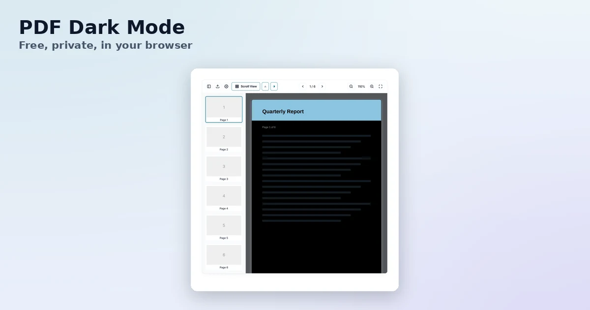 Pdf Read Mode PDF Dark Mode - Read & Save Inverted PDFs Free | Randomly